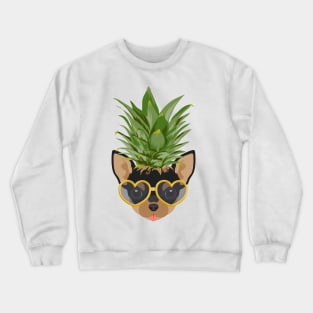 Chihuahua Shirt for Women, Kids, Boys, Teen Girls, Pineapple Dog Mom Dad Chihuahua Crewneck Sweatshirt